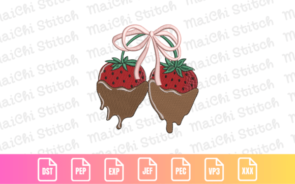 Chocolate Strawberry Bow