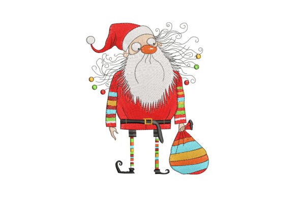 Fun Quirky Santa Christmas