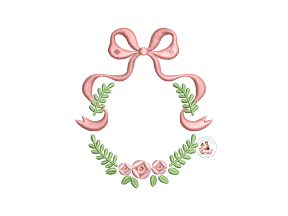 Monogram Frame Machine Embroidery