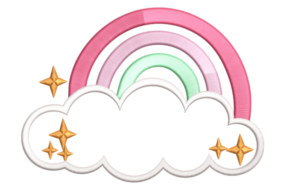 Pastel Rainbow Cloud